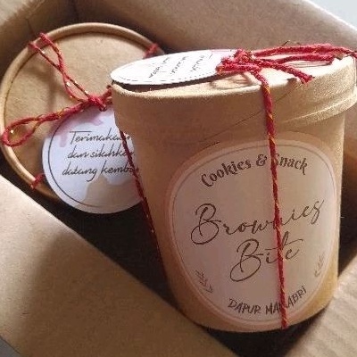 

READY STOK BROWNIES BITE brownies bitesbrownies minibrownies mini kering in cup dapurmamabri