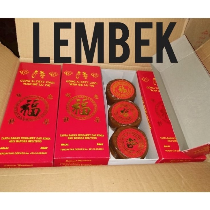 

Terlaris gojekgrab Kue Keranjang Imlek Kue Bakul Asli Belitung Fu Sariayu KOTAK