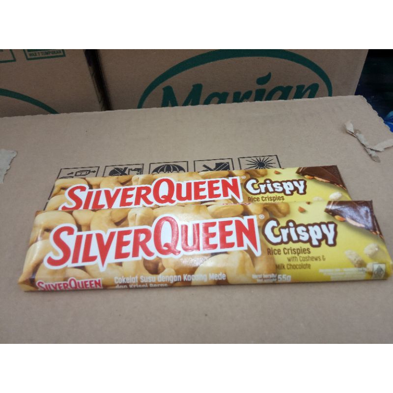 

silverqueen coklat crispy 55 gr