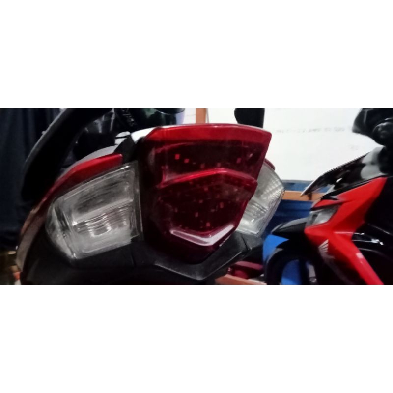 lampu stop stoplamp LED running Mio soul GT 2015 - ( 8 mode auto )