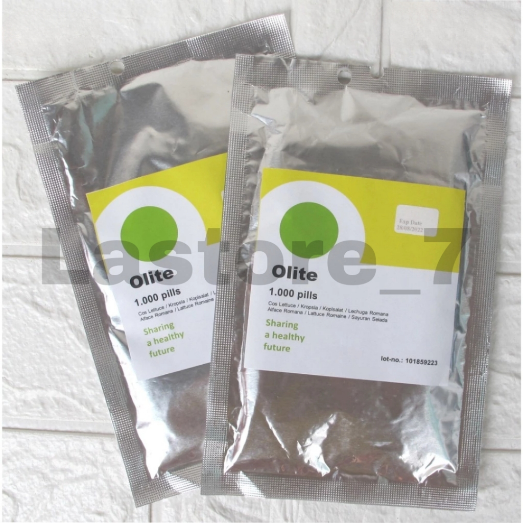 Benih Selada OLITE RZ Isi 1000 Pills Cos Lettuce Original Rijk Zwaan