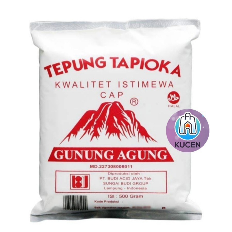 

TEPUNG TAPIOKA GUNUNG AGUNG 500 GRAM