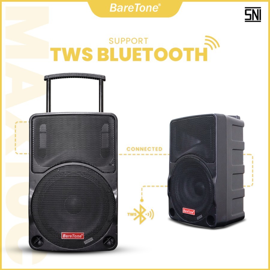 Speaker Portable 10Inch BareTone MAX10C