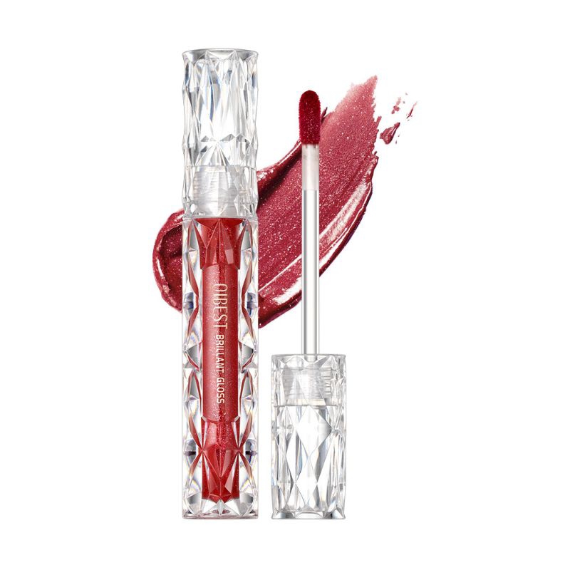 Lipstik Cair Berlian Lintas Batas QIBEST PEARLY MATTE LIP GLAZE Warna Metalik Cangkir Anti Lengket T
