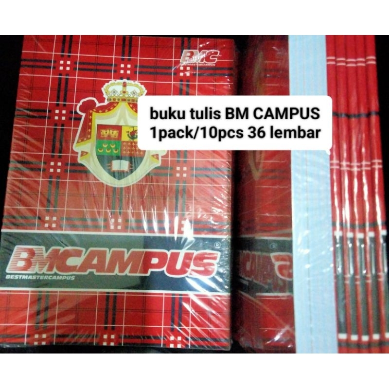 

1pack buku tulis BM CAMPUS 36 lembar isi 10pcs