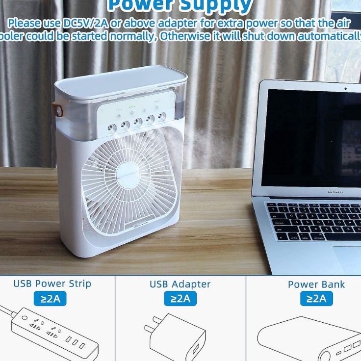 hp KIPAS PENDINGIN MINI AC PORTABLE AIR COOLER MOBIL DAN RUANGAN  AC Portable Air Cooler AC Kirim La