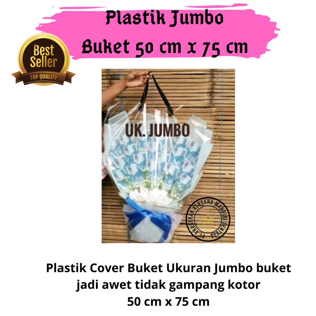 

Plastik Pelindung Buket Bunga Wisuda Graduation /Ulang Tahun / Lamaran