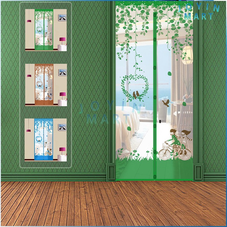 PAKET LENGKAP Tirai Magnet Pintu Kamar  Tirai Magnet Anti Nyamuk Import