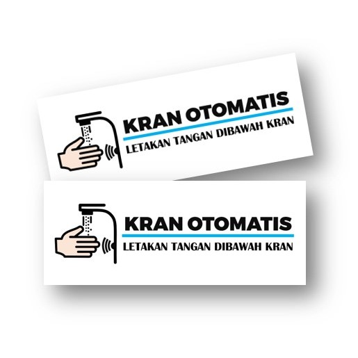 

Stiker Kran Otomatis | Stiker Kran | Kran Otomatis | Stiker Wastafel