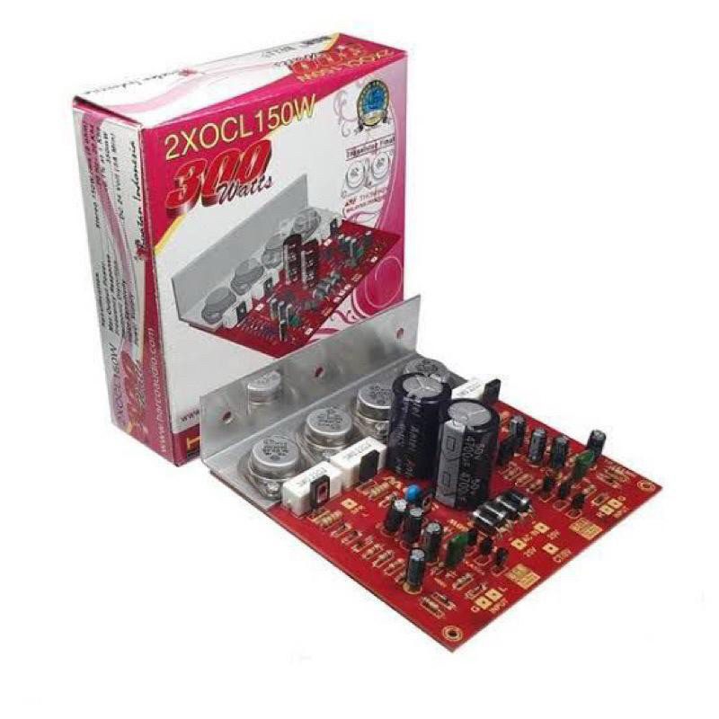 Kit Power Amplifier Stereo OCL 2x150W dus PINK 2x150 Watt Pro Jengkol BELL BGR