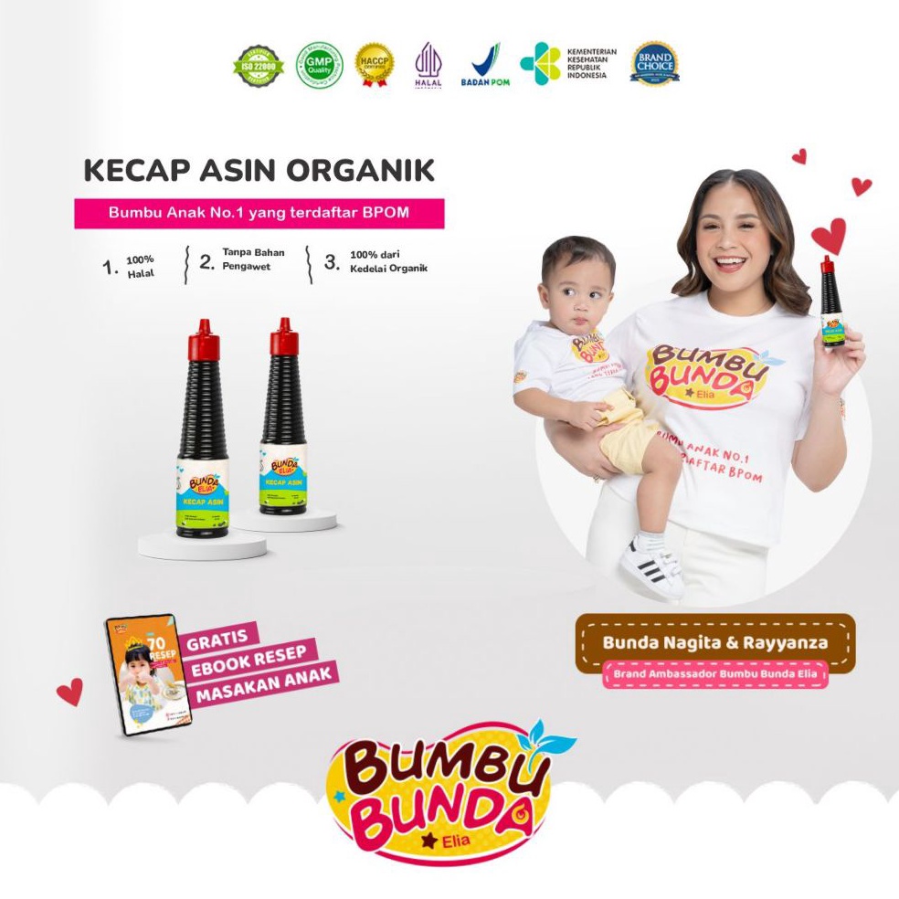 

MURAH LEBAY Bumbu Bunda Elia Kecap Asin Non MSG Kecap Asin MPASI Kecap Asin Anak Kecap MPASI Kecap Anak Kecap Bayi Kecap Asin Halal