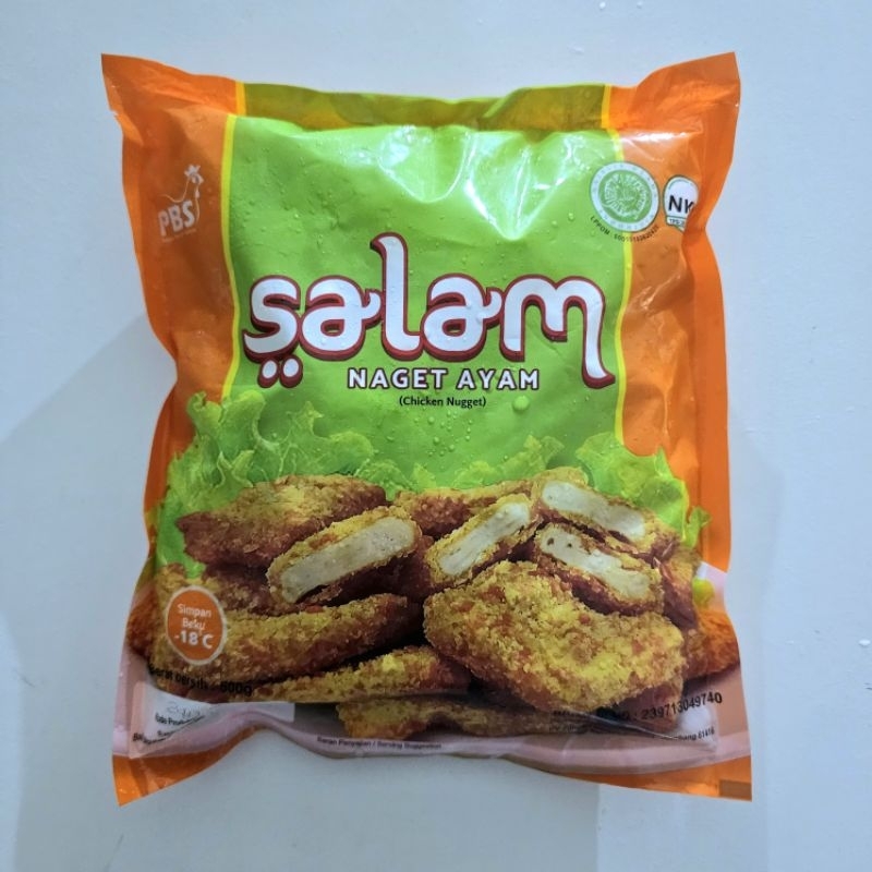 

SALAM nugget ayam reguler & stik 500gr