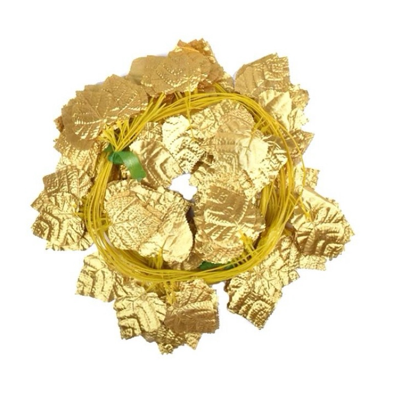 BEST SELLER Daun Anggur Rambat Emas  Daun artifical  Daun garden  Daun Dekorasi  DD6  1lusin