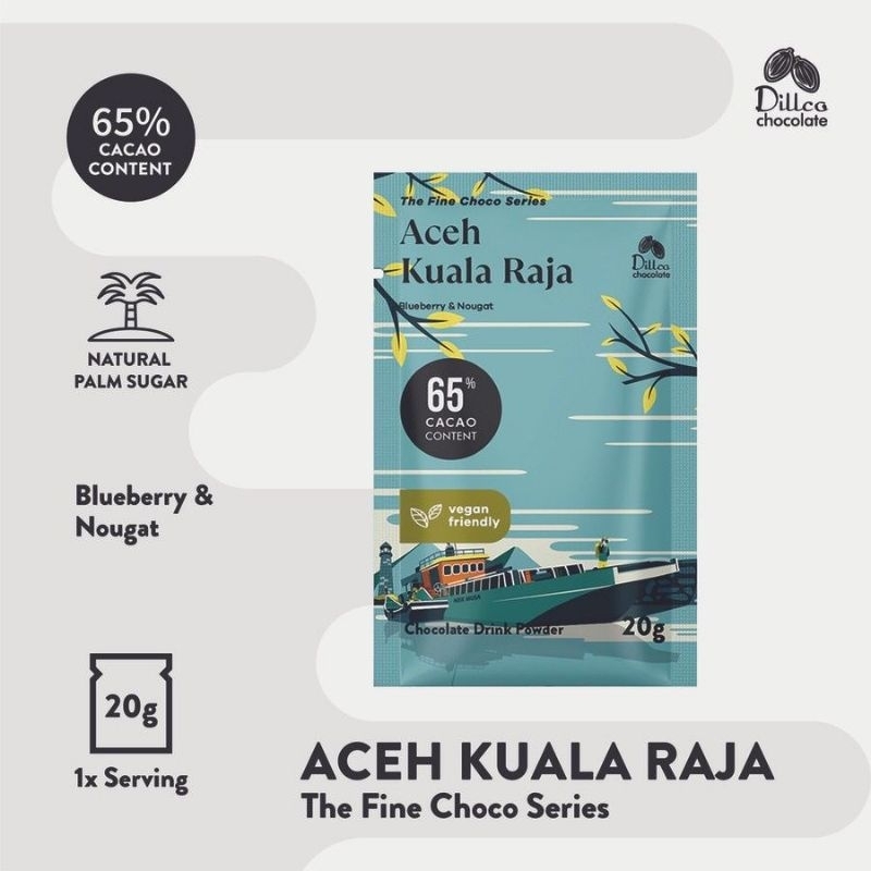 

DILLCO CHOCOLATE - The Fine Choco Series Aceh Kuala Raja 20 gram