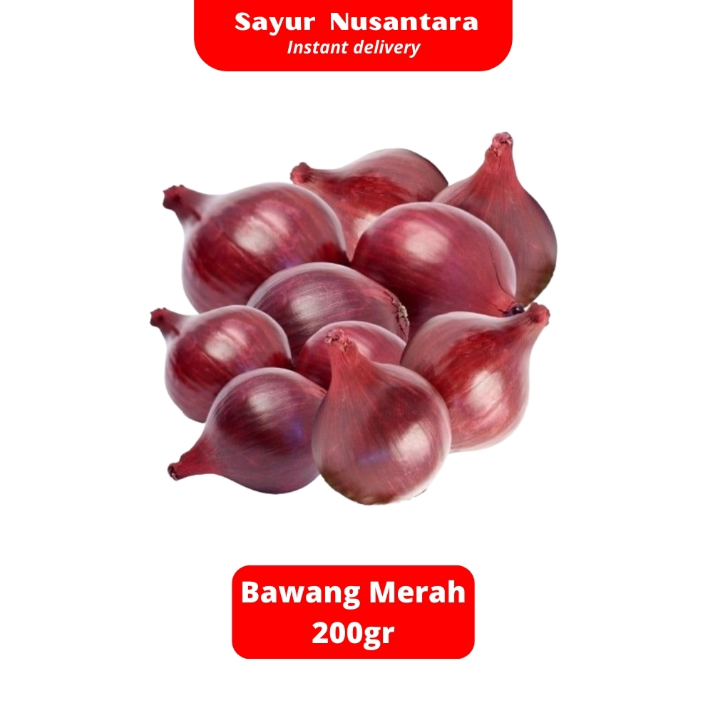 

Bawang Merah 200gr - Sayur Nusantara