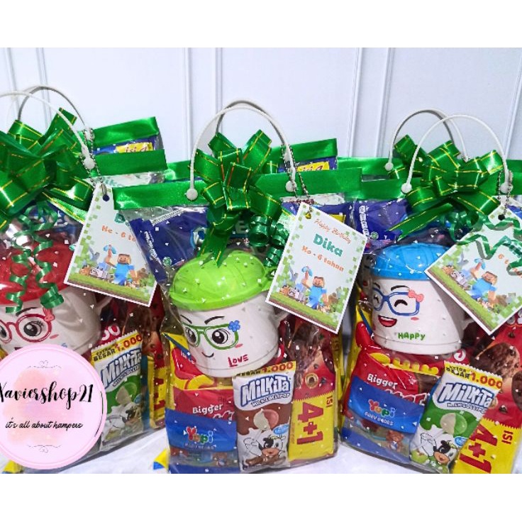 

DISKON Paket snack ultah LENGKAP Gelas karakter Free card