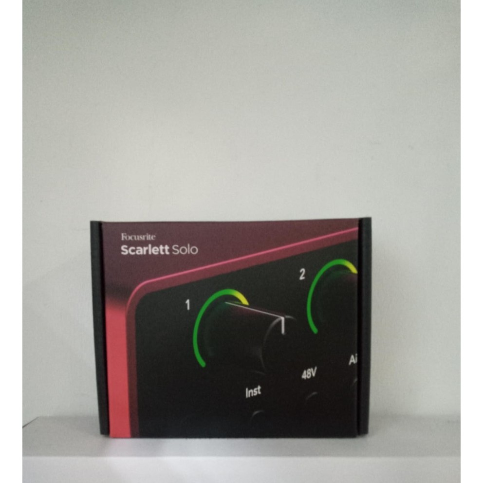 Focusrite Scarlett SOLO 4rd Gen – USB Audio Interface