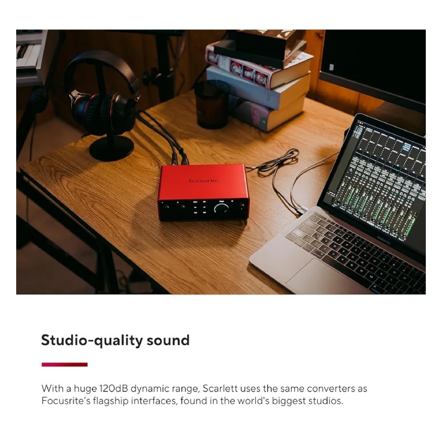 Focusrite Scarlett 4i4 4th Gen / Gen 4 USB Audio Interface / Soundcard