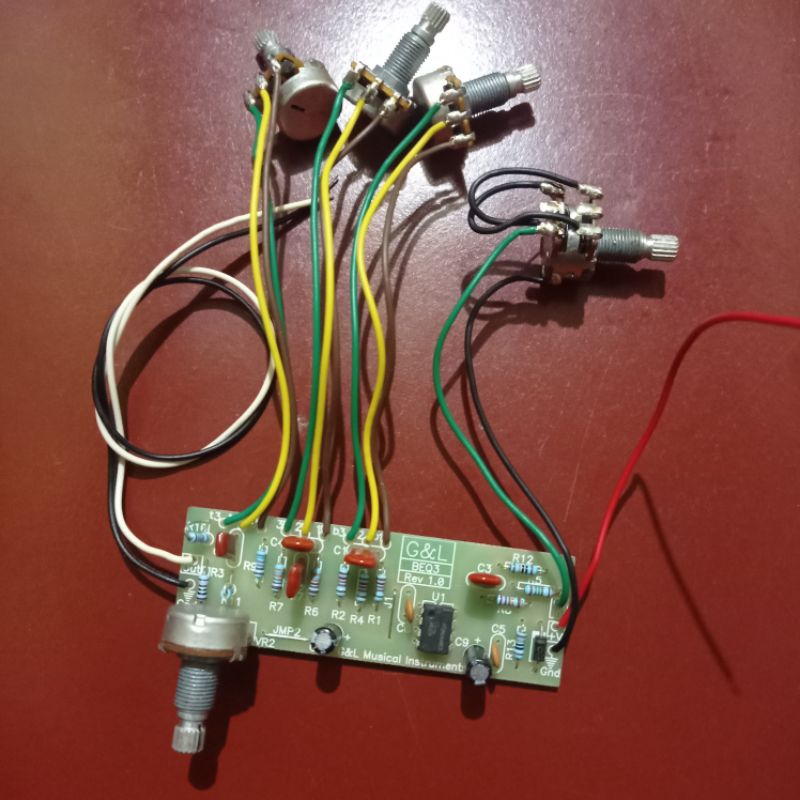 Preamp Bass GnL BEQ3 Rev 1.0 3 Band 5 Potensio