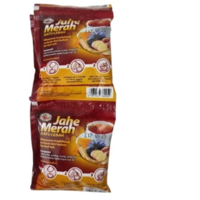 

jahe super Ratu lebah satu RENCENG isi 12 sachet