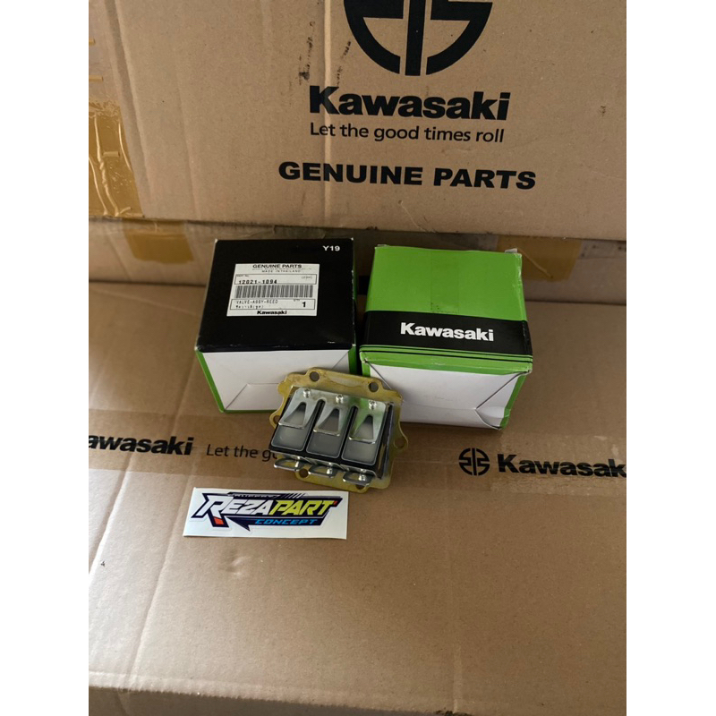Membran Kawasaki Ninja 150 R RR ORIGINAL 12021-1094 Reed Valve Harmonika Ninja R RR ORIGINAL Baru
