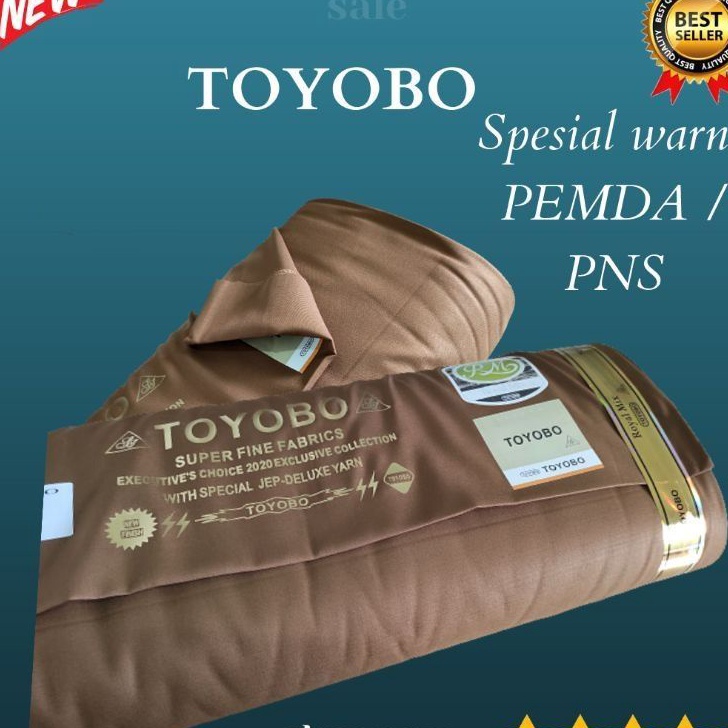 Paling Laris Promo 1212 Sale Kain TOYOBO Premium warna PEMDA PNS PDH Bahan Katun Toyobo Premium