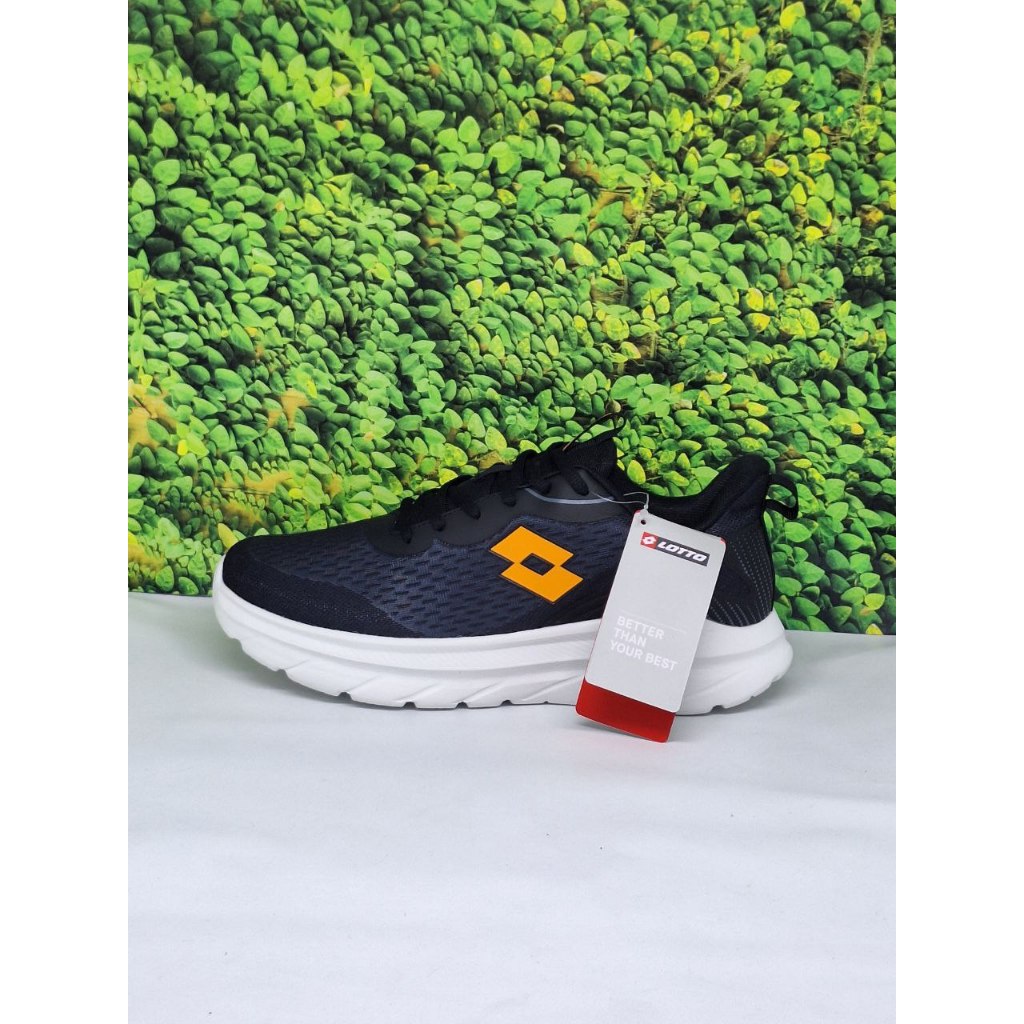 Sepatu Lari Pria LOTTO Black 100% ORIGINAL
