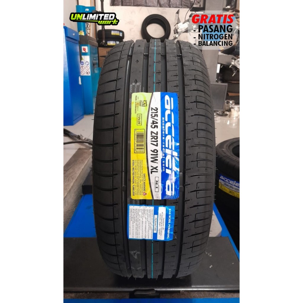 Ban Mobil Ukuran 215 45 R17 ACCELERA PHI-R Termurah ring 17
