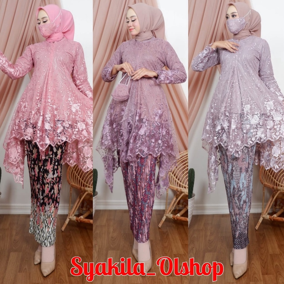 DISKON Setelan Kebaya Tunik Amelia  Kebaya Busui  Kebaya Wisuda  Kebaya Modern  Kebaya Cantik