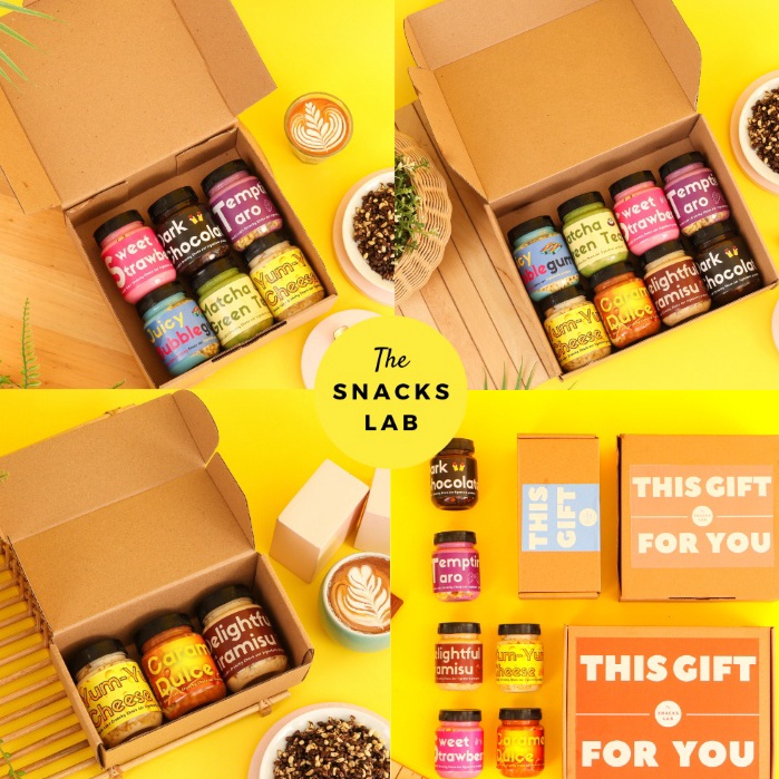 

MEGA SALE HAMPERS CRUNCHY CHOCO JAR by SnackLab Gift Box Souvenir Parcel Ulang Tahun Birthday Wisuda Wedding