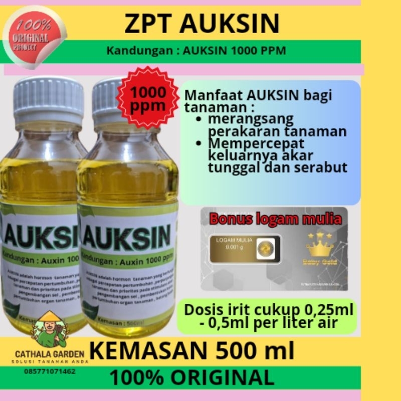 ZPT HORMON AUKSIN 1000 PPM KEMASAN 500 ML | KHUSUS UNTUK TANAMAN ( AUXIN ) CAIRAN SEKARANG WARNA KUN
