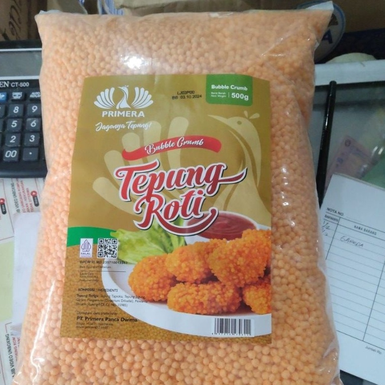 

VIRAL bubble crumb 5gr tepung roti primera