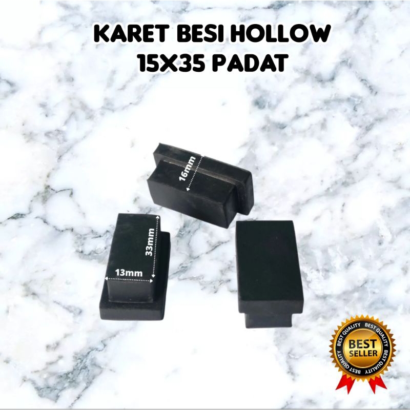 KARET BESI HOLLOW 15X35 PADAT / KARET HOLLOW