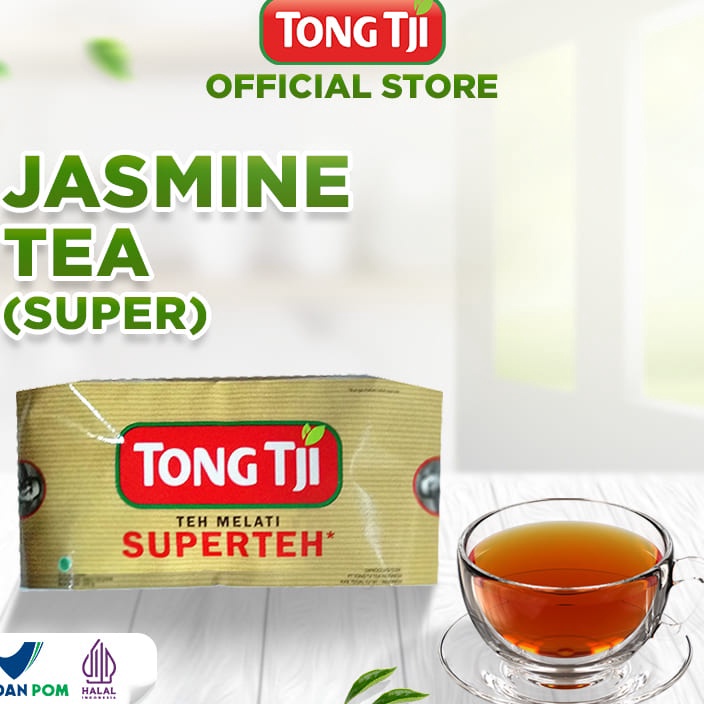 

GROSIR Tong Tji Super Jasmine Tea 1 pack isi 25 gram Teh Seduh Loose Tea