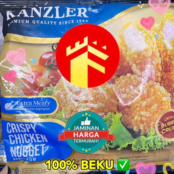 

PROMO SALE KANZLER CRISPY CHICKEN NUGGET 45 GR