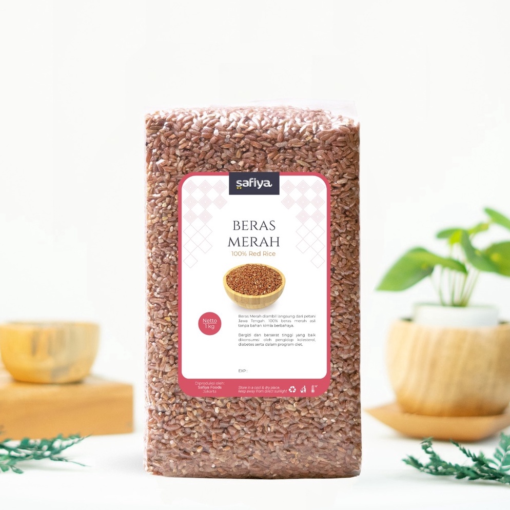 

SUPER DISKON Beras Organik 1 Kg Beras Merah Beras Pandan Wangi Original Premium Quality