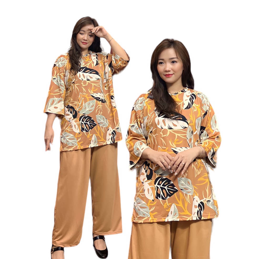 Banyak dicari GR833 Stelan Wanita LD135 Oneset Oversize Wanita premium SR233