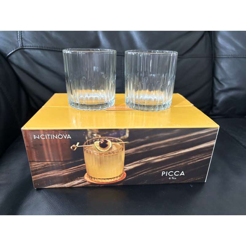 Gelas Citinova Picca 6 pcs/Gelas Kaca 6 pcs/Gelas Cafe/Gelas Wine/Gelas Hotel/Gelas Cocktail