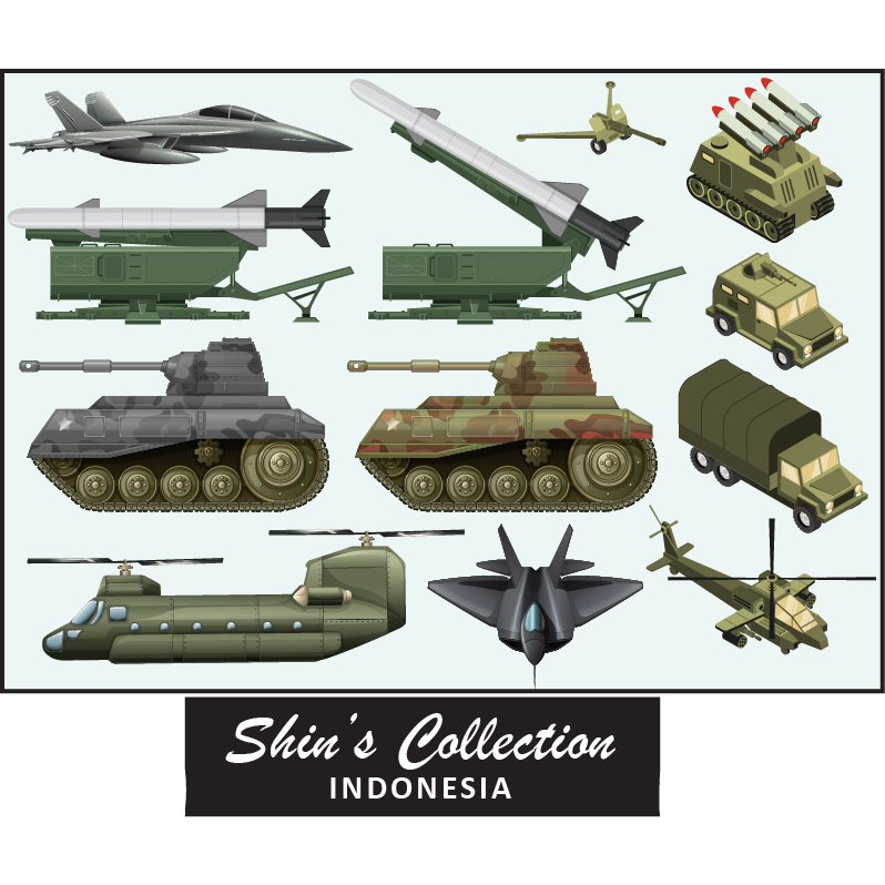 

Sticker stiker murah antiair transparan Army cartoon 1 pc