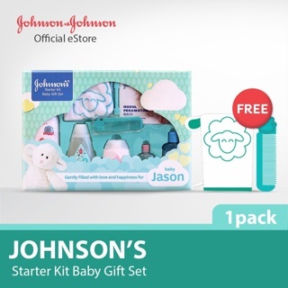 JOHNSON BABY GIFT BOX-PAKET PERLENGKAPAN MANDI BAYI LENGKAP