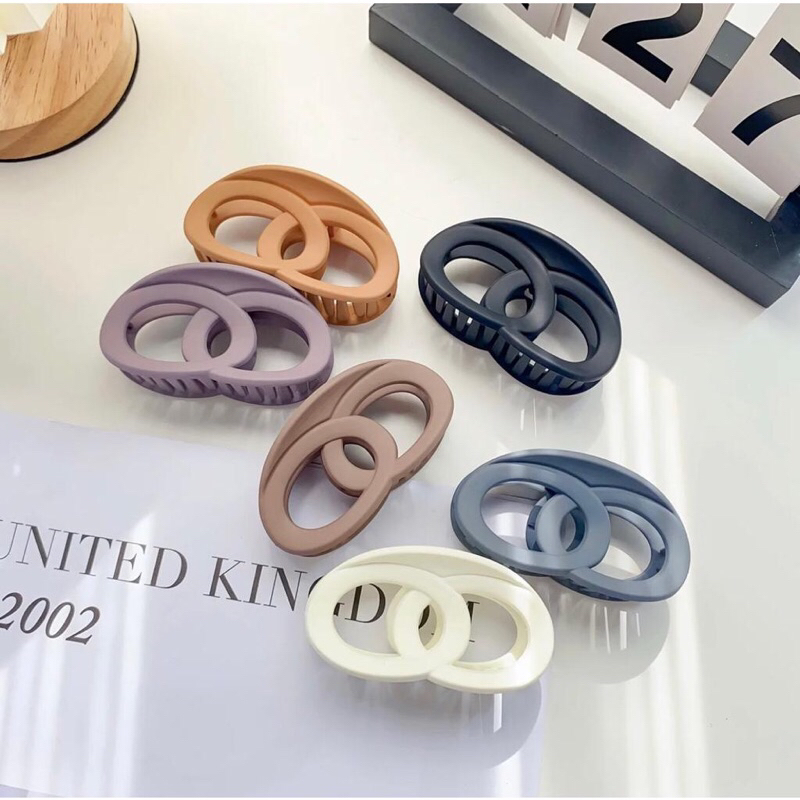 1pc Jedai Channel Jepit Rambut Korea 8cm Jumbo