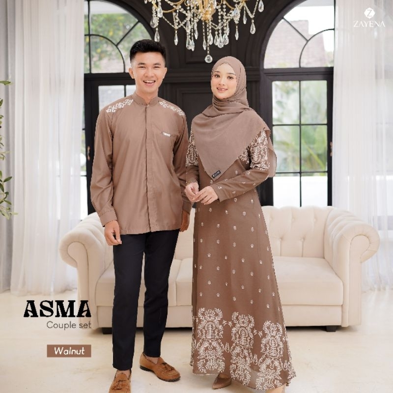 Baju Couple Pasangan Asma Series Bahan Toyobo by Zayena Indonesia