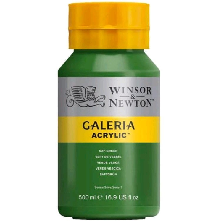 

Galeria Acrylic Colour 500 ml Sap Green Winsor & Newton