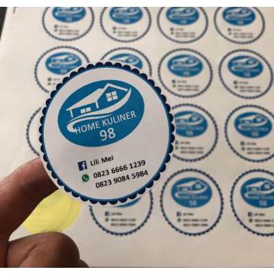 

[ BEST SELLER ] STIKER LABEL A3+ VYNIL & CHROMO CUSTOM