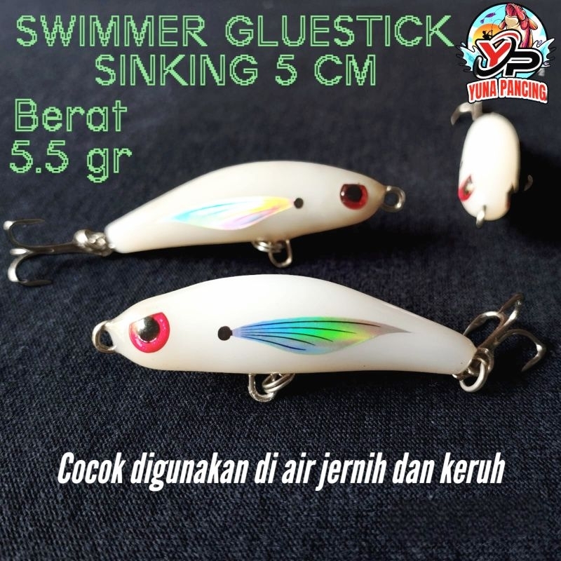 LURE CASTING HAMPALA SWIMMER GLUESTICK SINKING 5CM 5.5GR