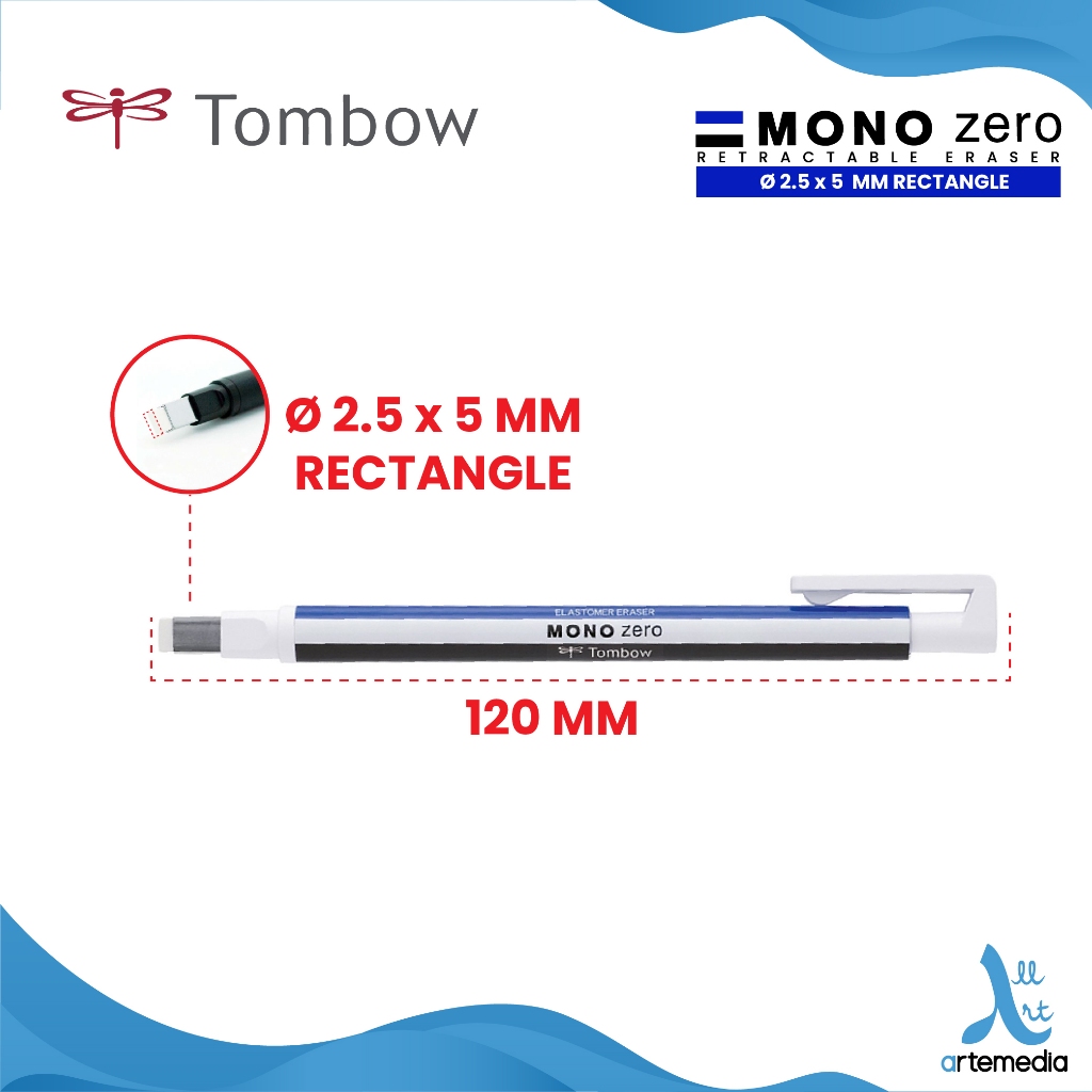 

mdn Tombow Eraser Mono Zero Penghapus Pensil
