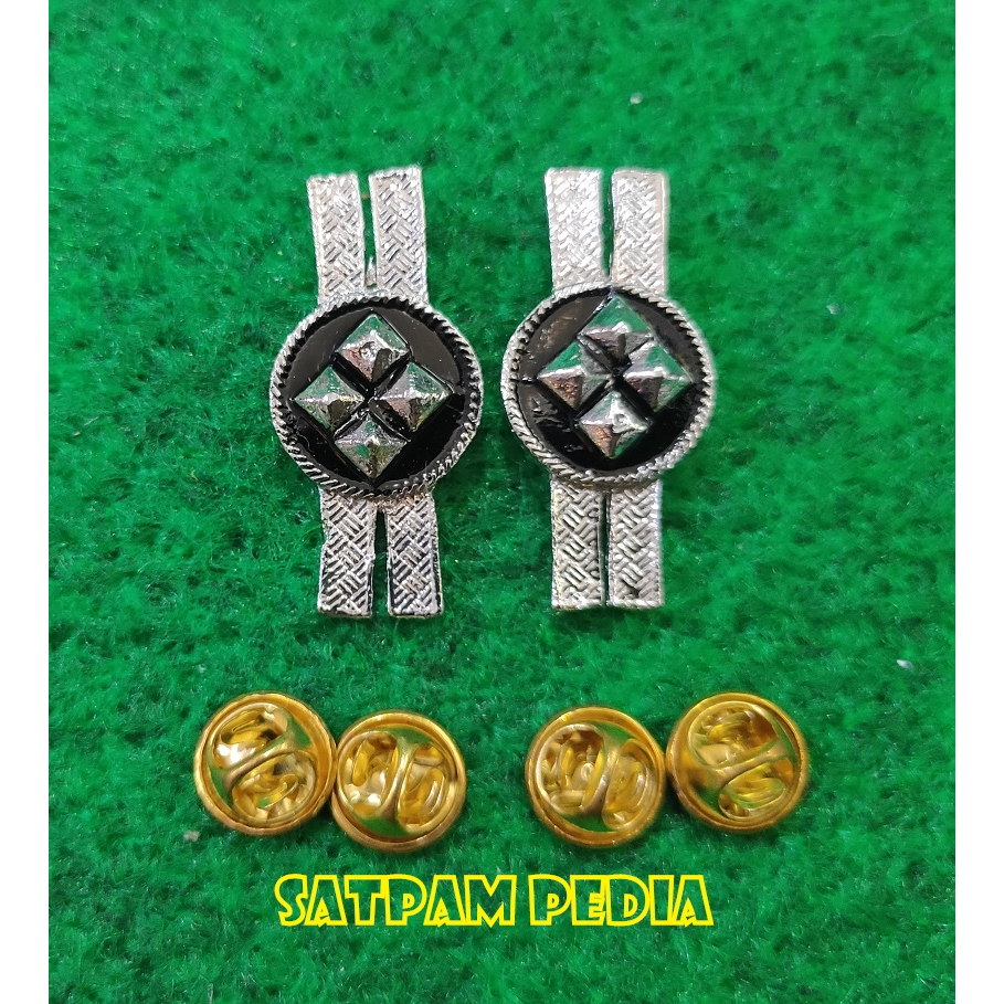 Monogram Kerah PNS Polri Gol 2D - Pin Kerah PNS Polri Gol 2D