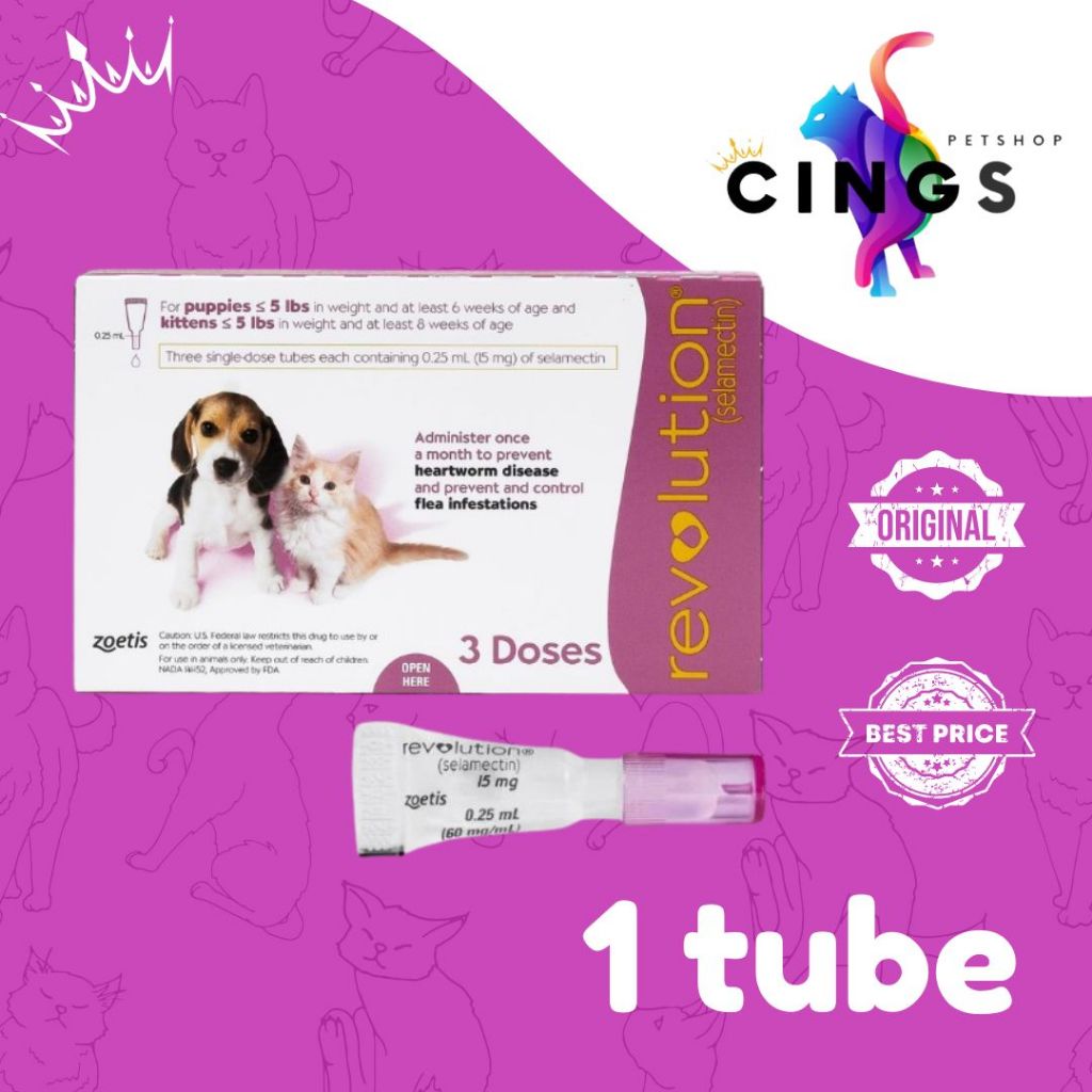 Revolution Puppy Kitten - Obat Tetes Kutu Anjing Kucing