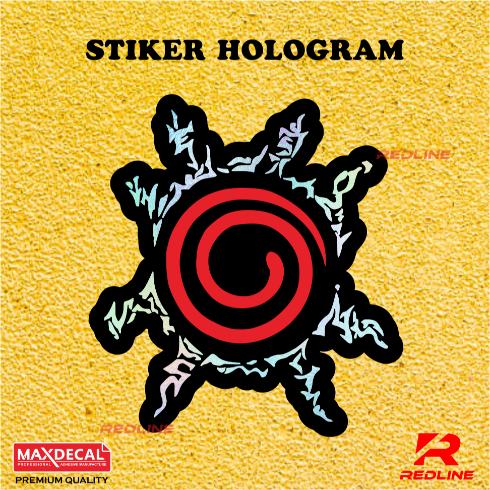 Stiker Segel Naturo Hologram SSN87