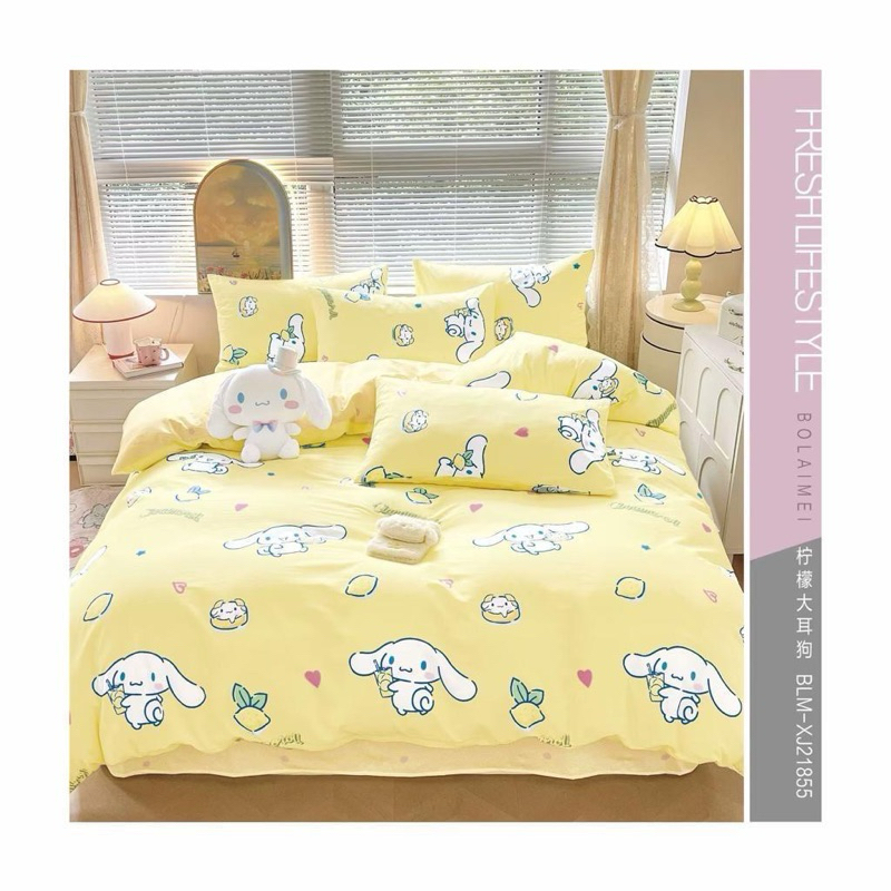 kain sprei meteran cinnamoroll katun jepang